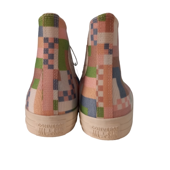 NWT | Converse Chuck Taylor All Star Crafted Abstract Stripes High Top Sneaker - Picture 8 of 12